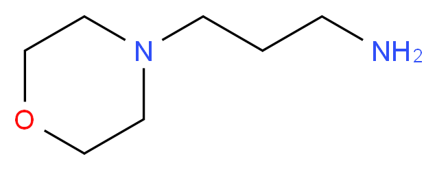 3-(morpholin-4-yl)propan-1-amine_分子结构_CAS_123-00-2