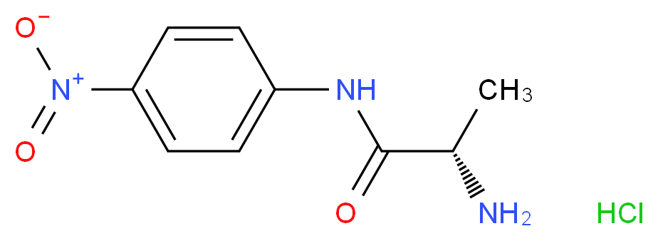 L-Alanine 4-nitroanilide hydrochloride_分子结构_CAS_31796-55-1)