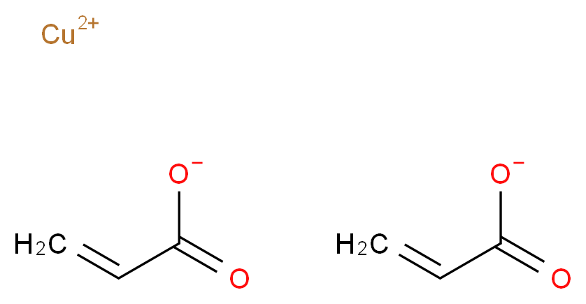 copper(2+) ion bis(prop-2-enoate)_分子结构_CAS_20074-76-4