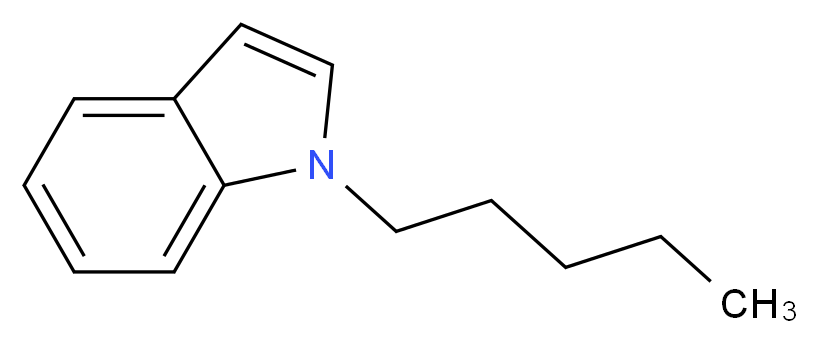 N-Pentylindole_分子结构_CAS_59529-21-4)