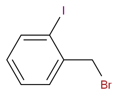 2-Iodobenzyl bromide_分子结构_CAS_40400-13-3)