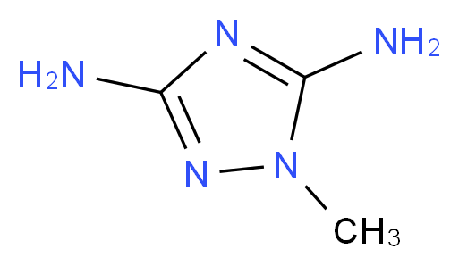 1-methyl-1H-1,2,4-triazole-3,5-diamine_分子结构_CAS_)