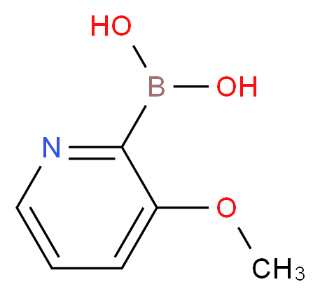 (3-methoxypyridin-2-yl)boronic acid_分子结构_CAS_500707-34-6