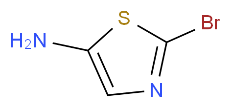 2-bromo-1,3-thiazol-5-amine_分子结构_CAS_1196151-40-2