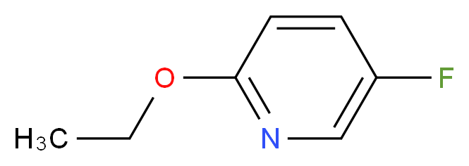 2-ethoxy-5-fluoropyridine_分子结构_CAS_858675-61-3