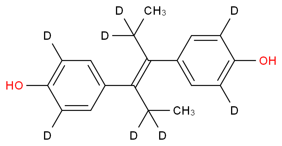 trans-Diethyl-1,1,1',1'-stilbestrol-3,3',5,5'-d8_分子结构_CAS_91318-10-4)