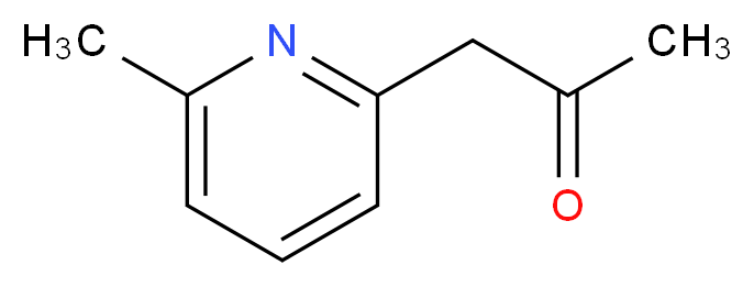 1-(6-Methylpyridin-2-yl)acetone_分子结构_CAS_65702-08-1)