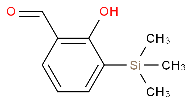 2-hydroxy-3-(trimethylsilyl)benzaldehyde_分子结构_CAS_444095-29-8