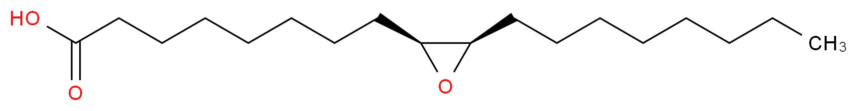 rac cis-9,10-Epoxystearic Acid_分子结构_CAS_24560-98-3)