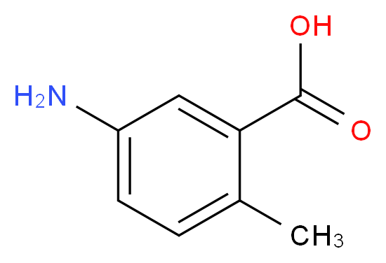 5-Amino-2-methylbenzoic acid_分子结构_CAS_2840-04-2)