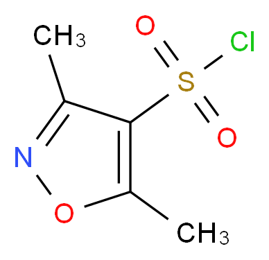 3,5-Dimethyl-isoxazole-4-sulfonyl chloride_分子结构_CAS_80466-79-1)