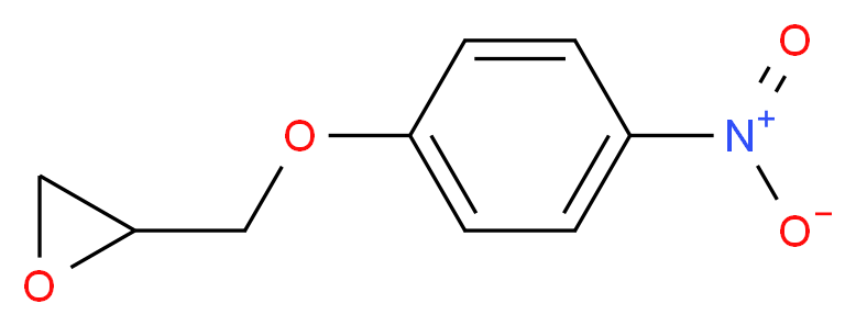 2-[(4-Nitrophenoxy)methyl]oxirane_分子结构_CAS_5255-75-4)