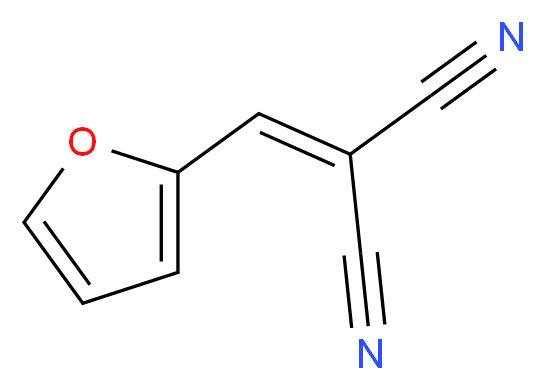 (2-呋喃基亚甲基)丙二腈_分子结构_CAS_3237-22-7)