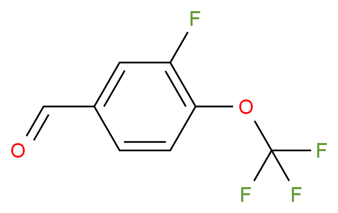 3-Fluoro-4-(trifluoromethoxy)benzaldehyde_分子结构_CAS_)