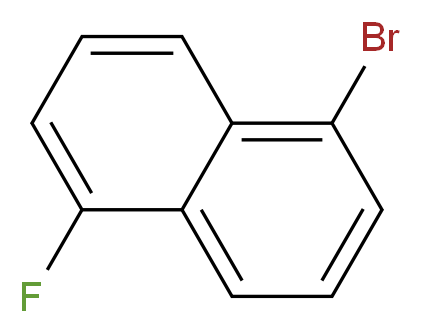 1-Bromo-5-fluoronaphthalene 97%_分子结构_CAS_315-56-0)