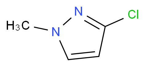 3-chloro-1-methyl-1H-pyrazole_分子结构_CAS_63425-54-7