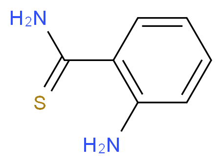 2-aminobenzene-1-carbothioamide_分子结构_CAS_2454-39-9