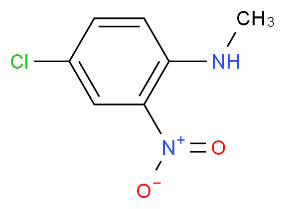 4-chloro-N-methyl-2-nitroaniline_分子结构_CAS_15950-17-1