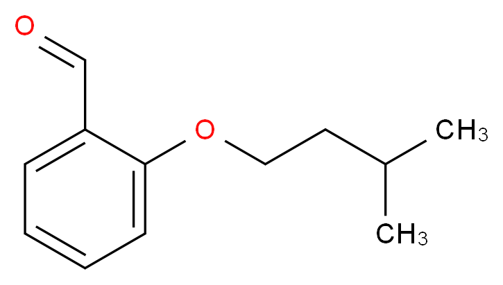 2-(3-Methylbutoxy)benzaldehyde_分子结构_CAS_81995-28-0)