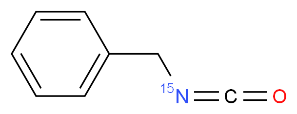 异氰酸苄酯-15N_分子结构_CAS_697302-67-3)