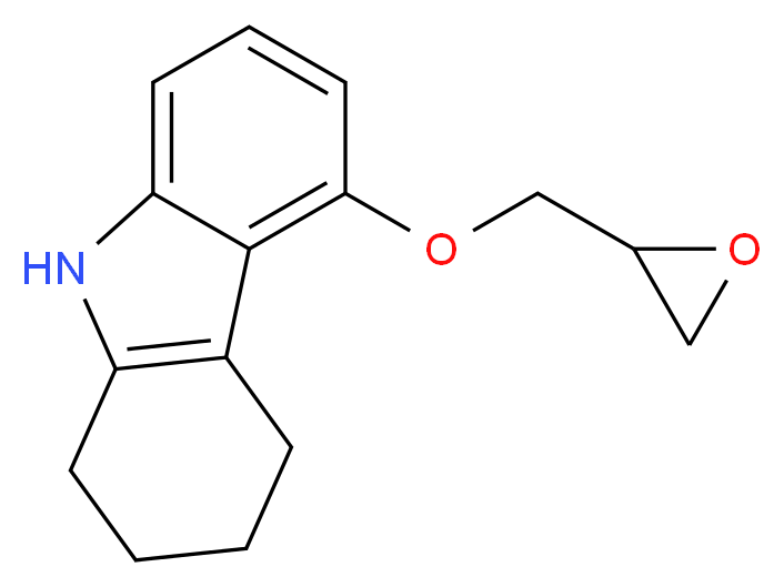5-(oxiran-2-ylmethoxy)-2,3,4,9-tetrahydro-1H-carbazole_分子结构_CAS_58457-32-2
