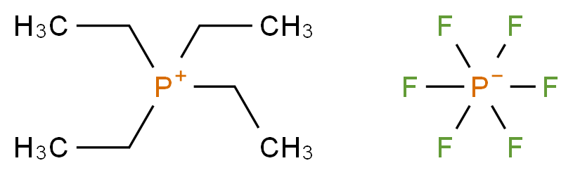 hexafluoro-λ<sup>5</sup>-phosphanuide; tetraethylphosphanium_分子结构_CAS_111928-07-5