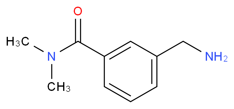 3-(aminomethyl)-N,N-dimethylbenzamide_分子结构_CAS_863548-47-4)