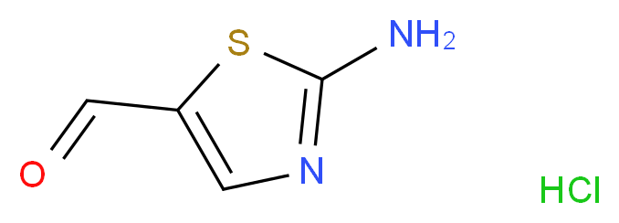 2-Aminothiazole-5-carbaldehyde hydrochloride_分子结构_CAS_920313-27-5)