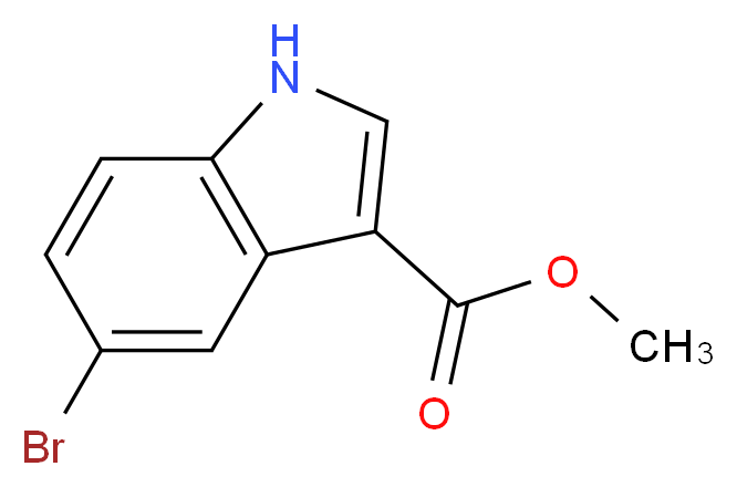 methyl 5-bromo-1H-indole-3-carboxylate_分子结构_CAS_773873-77-1