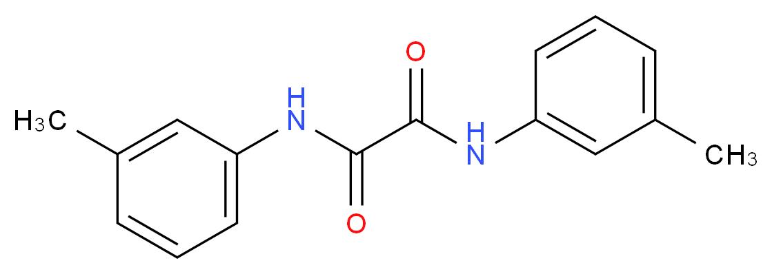 N,N'-bis(3-methylphenyl)ethanediamide_分子结构_CAS_3551-75-5