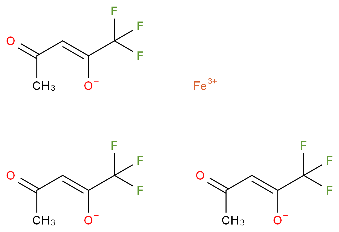 1,1,1-三氟-2,4-戊二酮铁(III)_分子结构_CAS_14526-22-8)