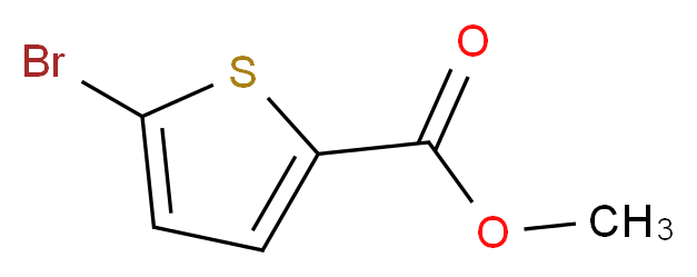 methyl 5-bromothiophene-2-carboxylate_分子结构_CAS_62224-19-5