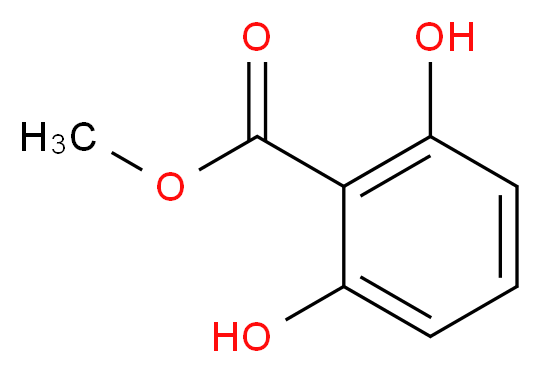 methyl 2,6-dihydroxybenzoate_分子结构_CAS_2150-45-0