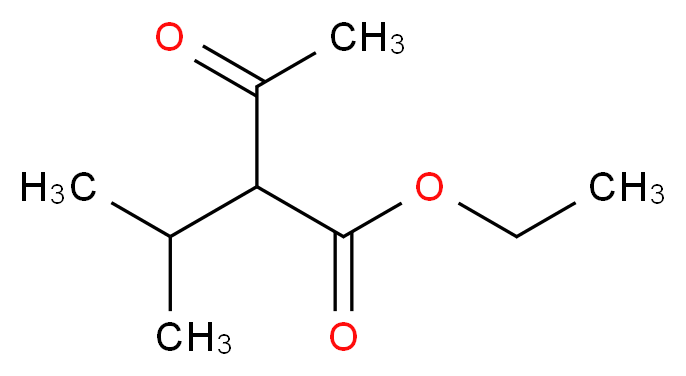 2-异丙基乙酰乙酸乙酯_分子结构_CAS_1522-46-9)