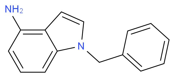 1-benzyl-1H-indol-4-amine_分子结构_CAS_)