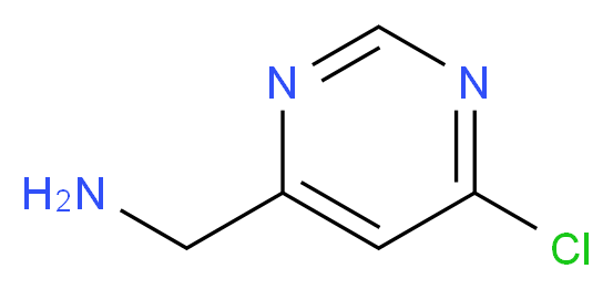 (6-chloropyrimidin-4-yl)methanamine_分子结构_CAS_933702-18-2