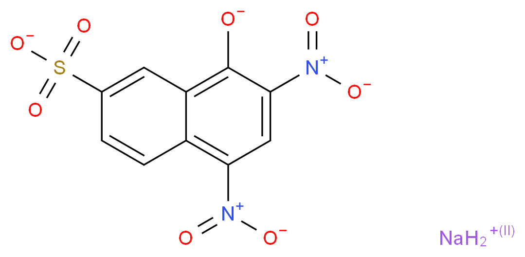 Naphthol Yellow S sodium salt_分子结构_CAS_846-70-8)