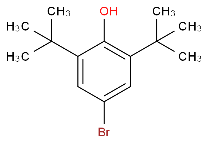 4-溴-2,6-二-叔丁基苯酚_分子结构_CAS_1139-52-2)