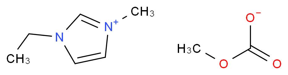 1-乙基-3-甲基咪唑甲基碳酸盐 溶液_分子结构_CAS_251102-25-7)