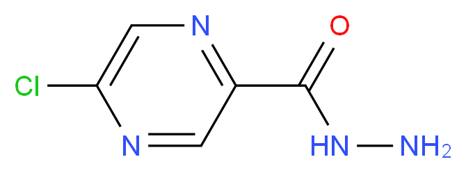 5-chloropyrazine-2-carbohydrazide_分子结构_CAS_848952-83-0