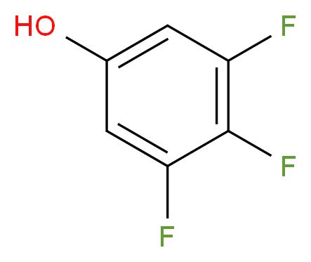 3,4,5-三氟苯酚_分子结构_CAS_99627-05-1)