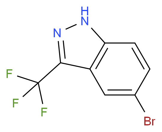 5-Bromo-3-(trifluoromethyl)-1H-indazole_分子结构_CAS_57631-11-5)