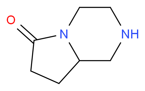 octahydropyrrolo[1,2-a]piperazin-6-one_分子结构_CAS_)