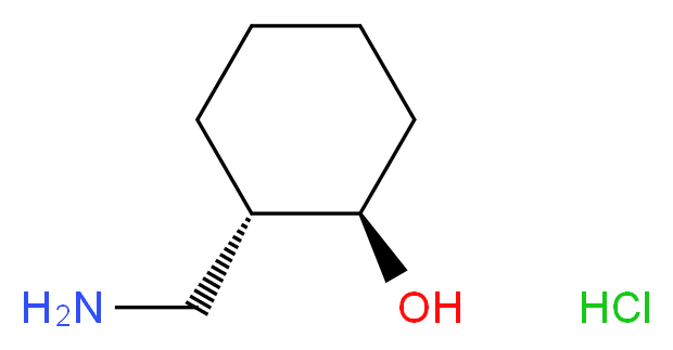 反式-2-(氨甲基)环己醇_分子结构_CAS_24948-05-8)