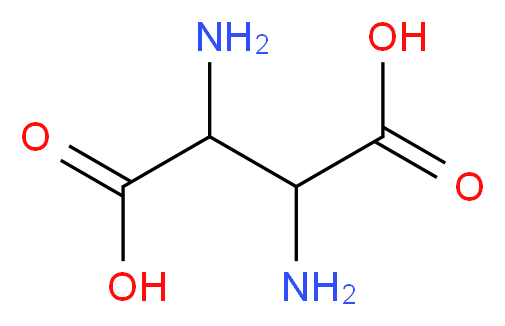 2,3-diaminobutanedioic acid_分子结构_CAS_50817-04-4