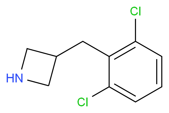 3-[(2,6-Dichlorophenyl)methyl]azetidine_分子结构_CAS_937621-77-7)