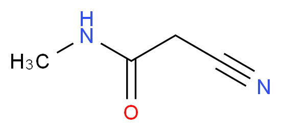 2-Cyano-N-methylacetamide_分子结构_CAS_6330-25-2)