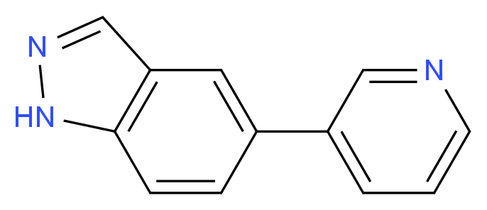 5-PYRIDIN-3-YL-1H-INDAZOLE_分子结构_CAS_885272-37-7)