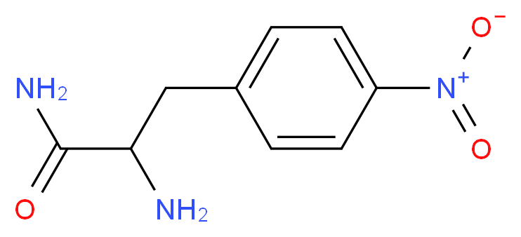 α-Amino-4-nitrobenzenepropanamide_分子结构_CAS_106359-56-6)