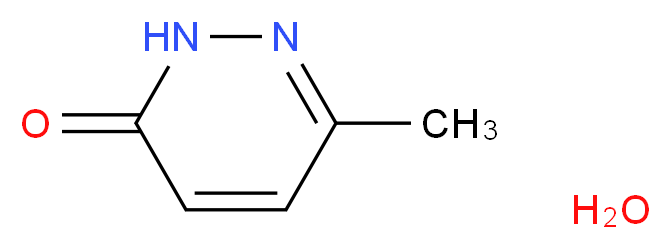 6-Methyl-2,3-dihydropyridazin-3-one hydrate_分子结构_CAS_7143-82-0)